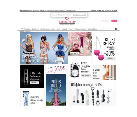 [annmarié lov] Nowy projekt:  Kulturalny sex shop internetowy pod adresem annmarie.pl ... czyli nowa młodsza siostra sklepu sexshop.com.pl