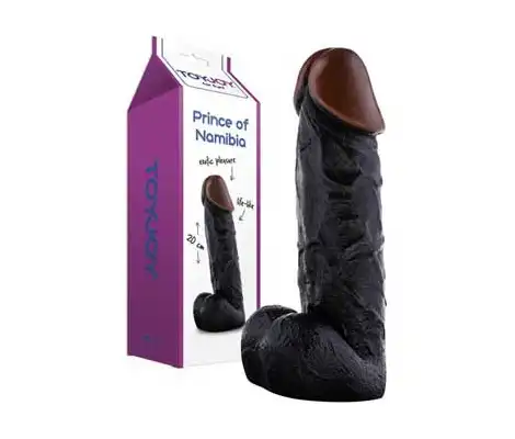 Kolejne, potężna dildo od Toy Joy - tym razem czarne.