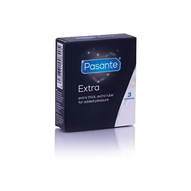 Pasante - Extra Safe - Grubsze prezerwatywy z dodatkową ilością żelu