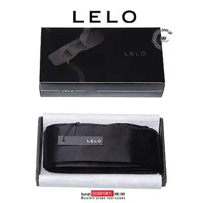Lelo - Intima Silk Blindfold Black. Stylowa, satynowa maseczka na oczy.