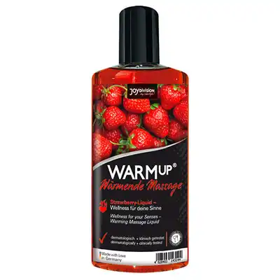 WarmUp - olejek rozgrzewający do masażu. Zapach truskawki. Made in Germany!
