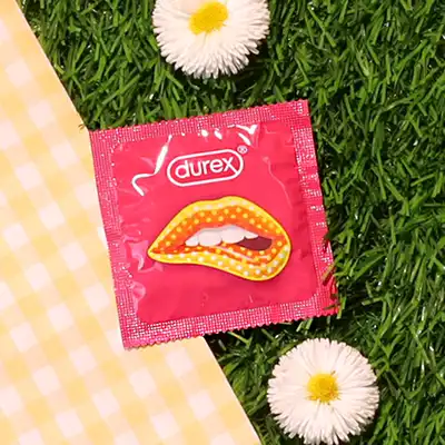 Durex - Pleasuremax, prążkowane prezerwatywy z wypustkami 1 sztuka