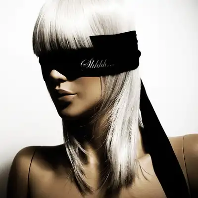 Bijoux Indiscrets - Zmysłowa, opaska na oczy - Shhh Blindfold