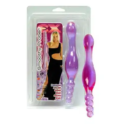 Smoothy Prober Clear Lavender. Unisex. - Stymulator analny.