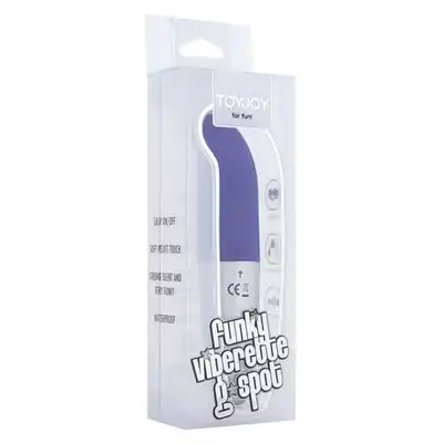 Toy Joy - Funky Vibrette G-Spot Purple Stymulator Punktu G.