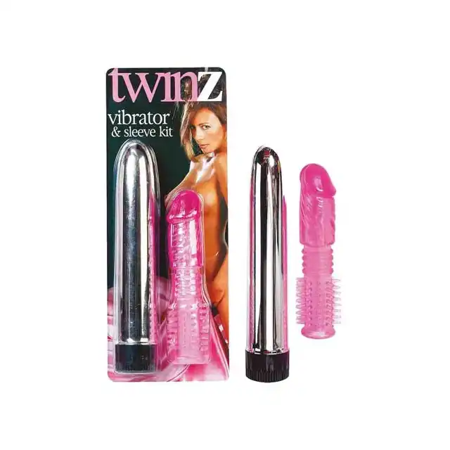 Twinz Vibrator - Wibrator Z Nakładką Stymulującą.