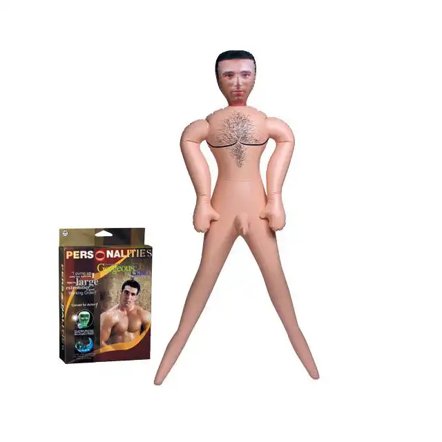 Gorgeous Gavin Doll - dmuchana lalka z męskim wizerunkiem.