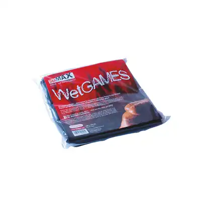 Sexmax - Wet Games - Lackowe prześcieradło do zabaw z olejkami do masażu.