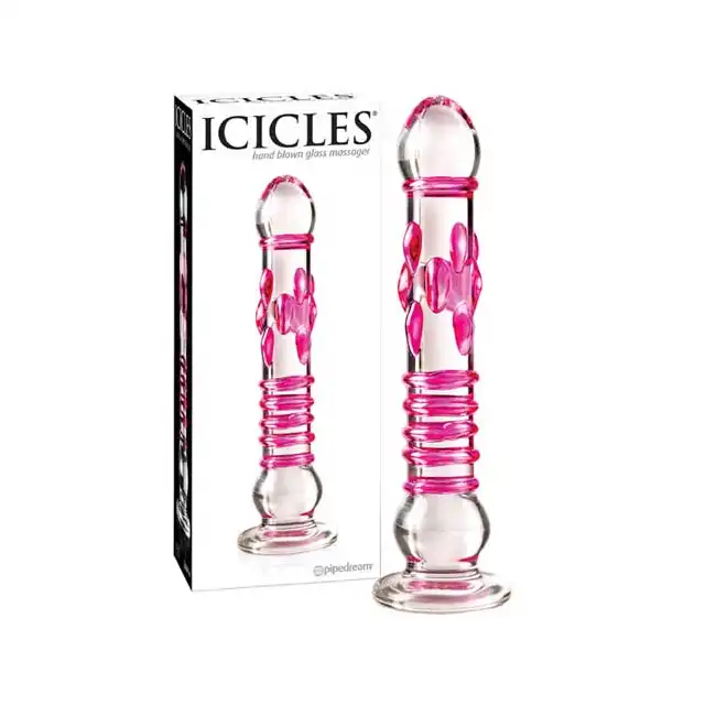 Icicles - Hand Blown glass massager Nr. 06.