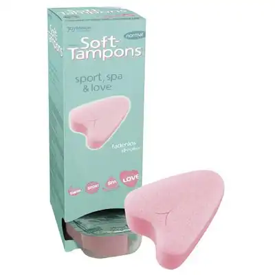 Soft Tampons Normal - Gąbeczki, dzięki którym nie musisz rezygnować z seksu i sportu podczas okresu. 1 szt