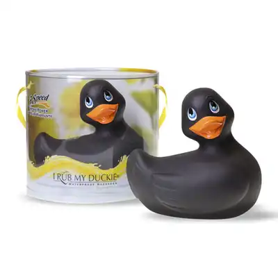 Big Teaze Toys - I Rub My Duckie Black. Wibrująca kaczuszka.