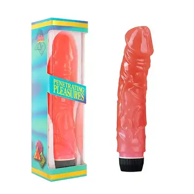 Adonis - Żelowy penis, masywny, czerwony i piękny.