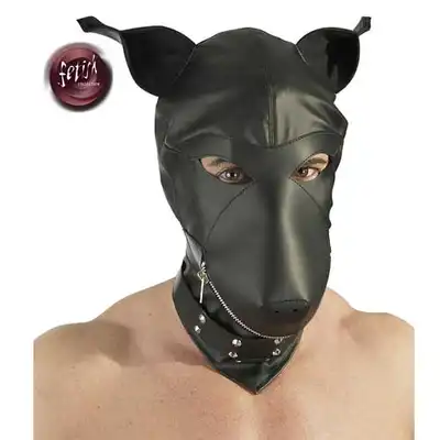 Fetish Collection - Dog Hood  - Maska psa.