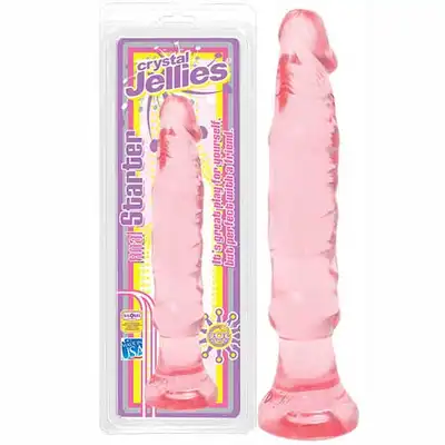 Doc Johnson - Crystal Jellies. Żelowa wtyczka analna - 15 cm.