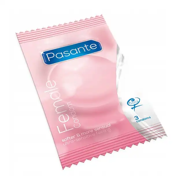Pasante - Female Condom - Prezerwatywy dla kobiet! 3 sztuki