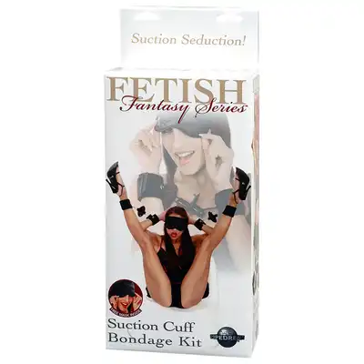 Fetish Fantasy Series - Suction Cuffs Bondage KIit. Zestaw z przyssawkami.