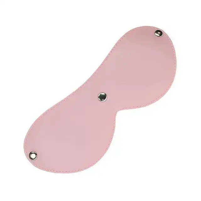 Naughty Grrltoyz - Plush Blindfold Pink. Opaska na oczy podszyta miękkim pluszem.