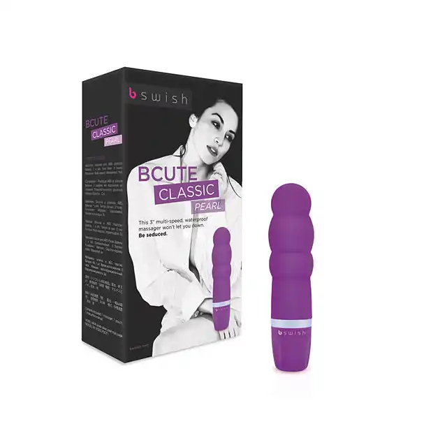 B Swish - bcute Classic Pearl Purple. Słodki mini wibrator.