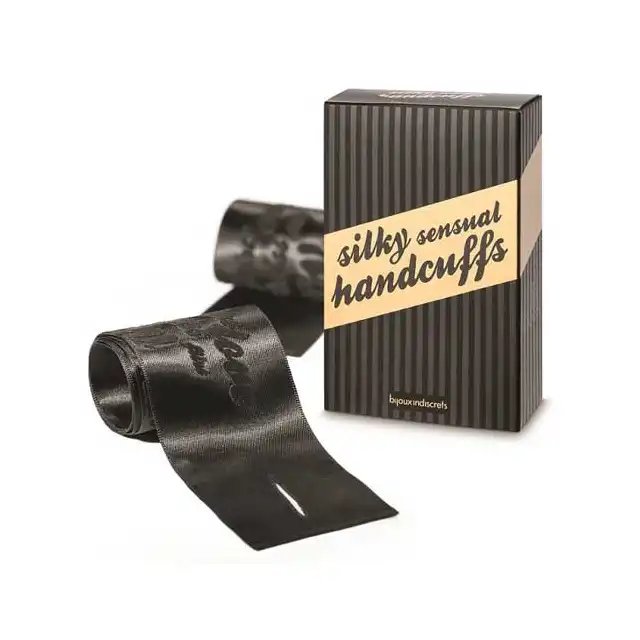 Bijoux Indiscrets - Silky Sensual Handcuffs Materiałowe kajdanki