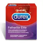 Durex - Featherlite Elite - Cienkie prezerwatywy z większą ilością nawilżania 1 sztuka