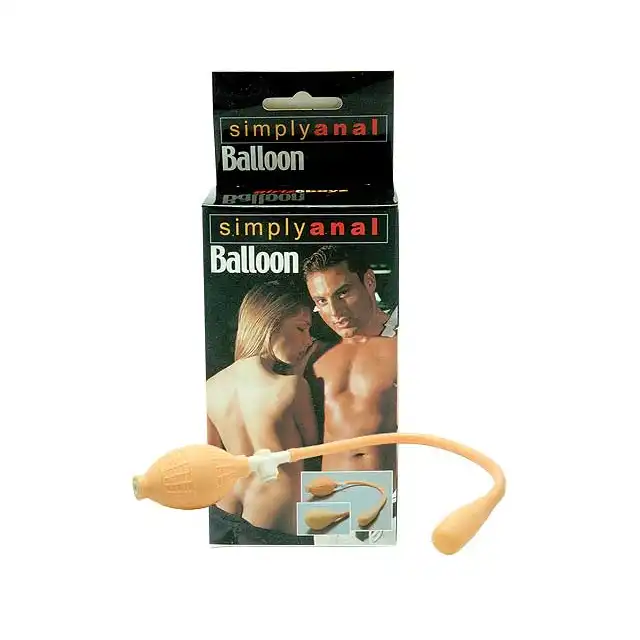 Simply Anal Baloon - Pompowana wtyczka analna. Potrójne powiększenie.