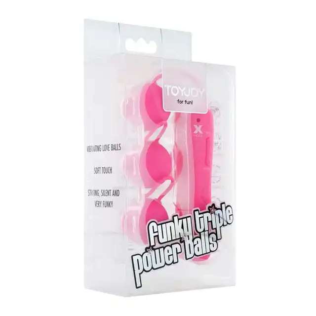 Toy Joy - Funky Triple power Balls. Wibrujące kulki.