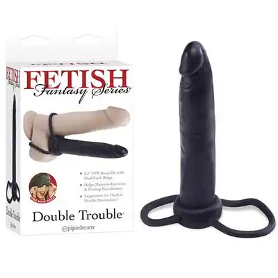 Fetish Fantasy - Double Trouble - "Podwójne kłopoty" dodatkowe dildo stymulujące anus.