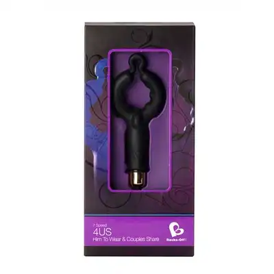 Rocks Off - 4 Us Black. Super ring na penisa.