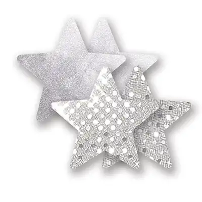 Bristols 6 - Nippies Solid Studio Silver Star. Naklejki na sutki.