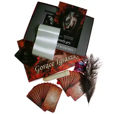 Gorące igraszki - 80 kart + wibrator i inne gadżety. Bestseller <b>