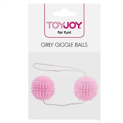 Toy Joy  - Girly Giggle Balls. Kulki z super miękkimi wypustkami. Bestseller!
