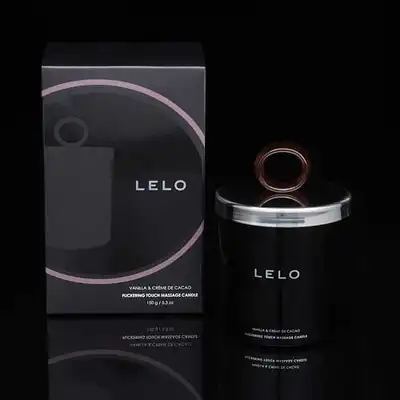 Lelo - Massage Candle. Gorący olejek do masażu o zapachu słodkiej wanili i kremu czekoladowego.