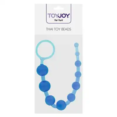 Toy Joy -  Thai Toy Beads - Żelowe Koraliki Analne Blue.