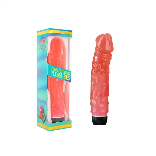 Adonis - Żelowy penis, masywny, czerwony i piękny.