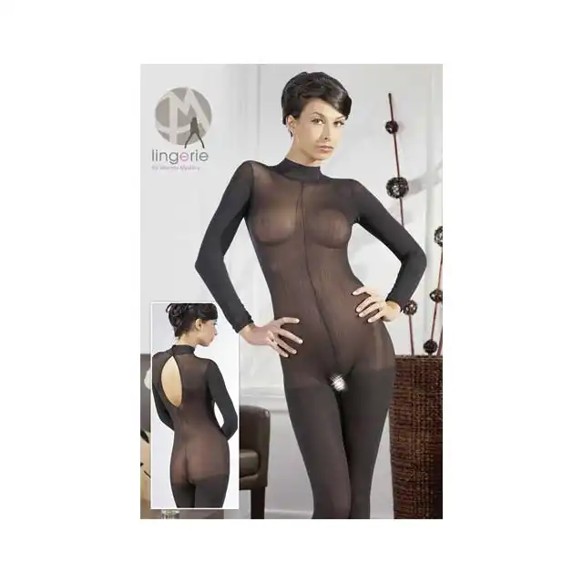 Cottelli Collection - Catsuit. Body z długimi rękawami i nogawkami.
