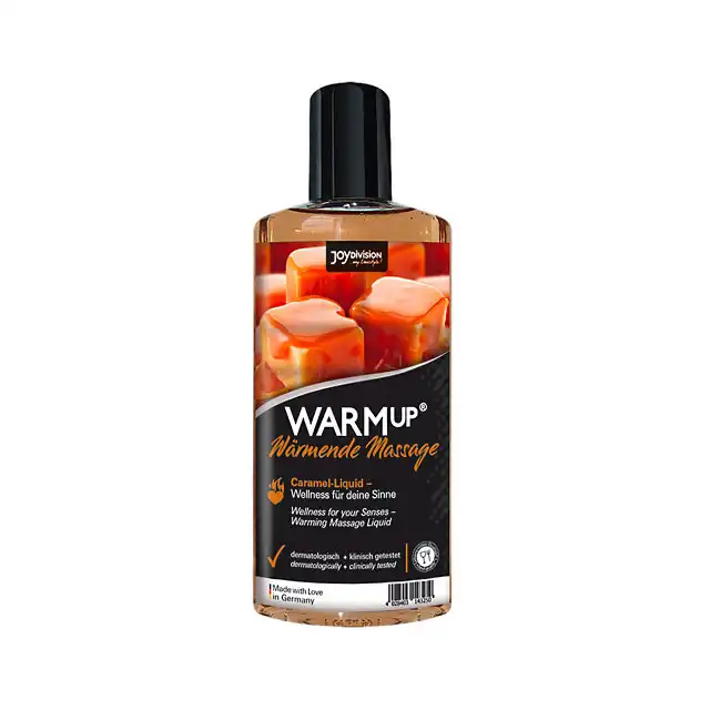 WarmUp - olejek rozgrzewający do masażu. Rewelacyjny aromat karmelowy. Made in Germany.