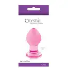 Nsnovelties - Crystal Small Pink. Szklana Wtyczka Analna, 60mm.