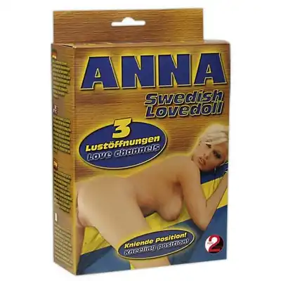 "Anna" swedish lovedoll - Klękająca lalka, 3 otwory