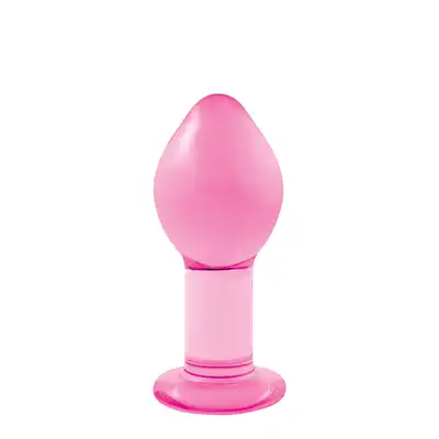 Nsnovelties - Crystal Large Pink. Wtyczka Analna, 100 mm.