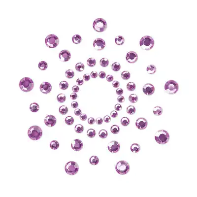 Bijoux Indiscrets - Mimi Purple. Zmysłowe naklejki na sutki