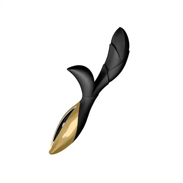 Zini - Hua - Black/Gold Stylowy wibrator posiada aż 15 trybów drgań!!