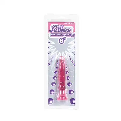 Doc Johnson - Crystal Jellies. Żelowa wtyczka analna - 15 cm.
