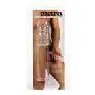 Realistyczna przedłużka na penisa +7cm +0.8 grubość - Soft Penis Extension. Super Cena + Bestseller!