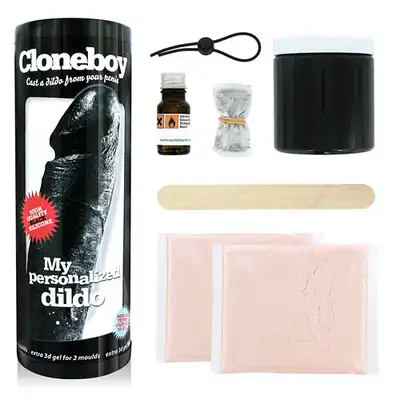 Cloneboy - Black Dildo - Personalizowana kopia z silikonu!
