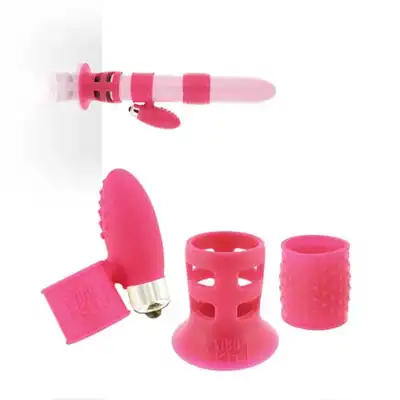Vibo Kit Upgrade - Pink - Komplet nakładek na wibrator. Mega sale!