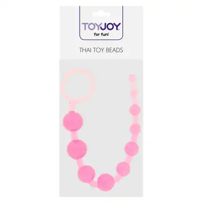 Toy Joy - Thai Toy Beads - Żelowe Koraliki Analne Pink. Mega sale!