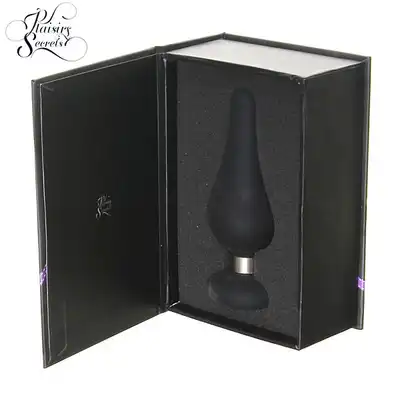 Plaisirs Secrets - Mała, czarna wtyczka analna. Mega Sale!