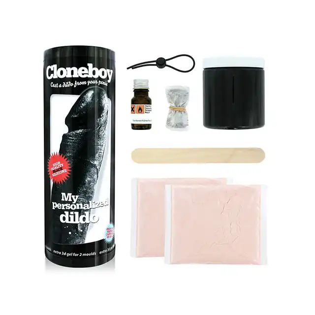 Cloneboy - Black Dildo - Personalizowana kopia z silikonu!