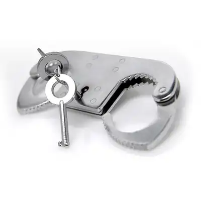 Fetish Fantasy Series - Metal Thumb Cuffs, Kajdanki Na Kciuki.