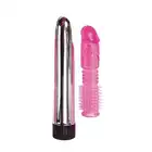 Twinz Vibrator - Wibrator Z Nakładką Stymulującą.